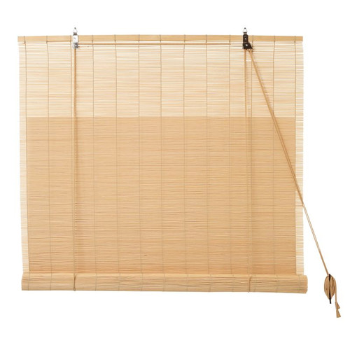 Corded Roller Blind Bamboo 90x180cm, natural