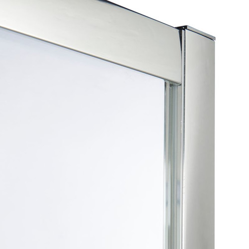 Cooke & Lewis Shower Enclosure Onega 90x90x190cm, chrome/transparent