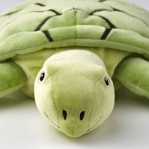 BLÅVINGAD Soft toy, turtle/green, 44 cm