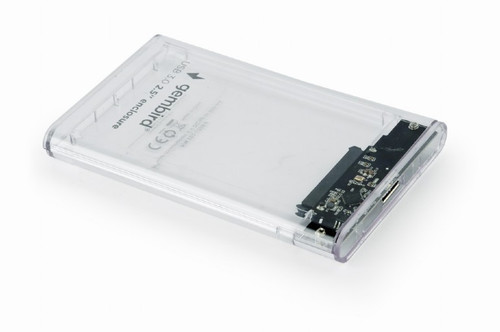 Gembird External Enclosure 2.5" USB 3.0, transparent