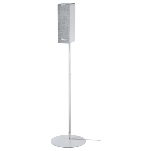 SYMFONISK Bookshelf speaker w floor stand, white/gen 2