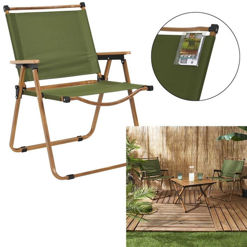 Outdoor Folding Chair Mariposa, green