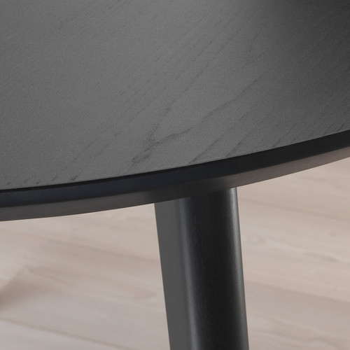 LISABO Table, black, 105 cm