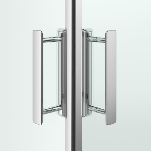 GoodHome Shower Enclosure Beloya 70x70x195cm, chrome/transparent