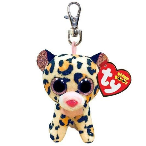 Plush Keychain Leopard Livvie 8.5cm