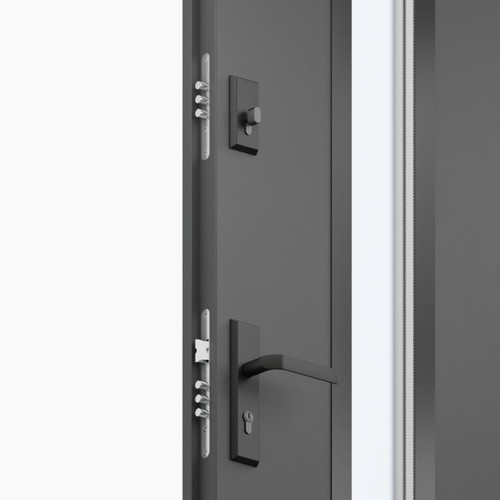 External Door O.K. Doors Temida Black P55 80, right, anthracite