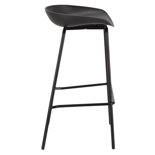 Bar Stool Grego 75cm, black