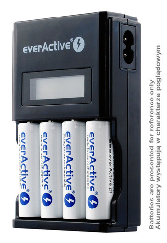 EverActive Battery Charger NC-450 Black Edition