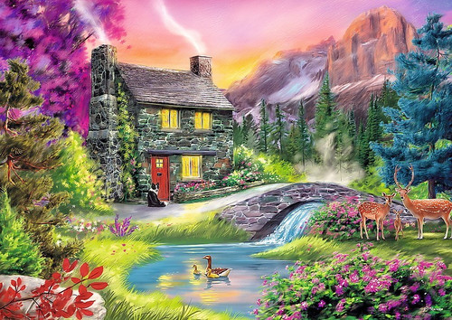 Trefl Jigsaw Puzzle Mountain Idyll 500pcs 10+