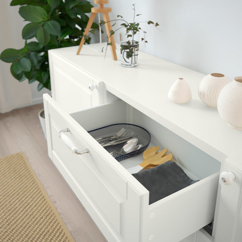 SMEVIKEN Drawer front, white, 60x26 cm