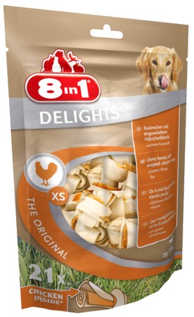 8in1 Delights Bones XS Dog Chews 21pcs