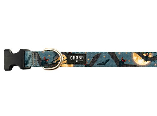 CHABA Adjustable Dog Collar Story M 2.0cm, transylvania