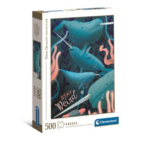 Clementoni Jigsaw Puzzle Fantastic Animals Narwhal 500pcs 10+