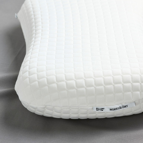 NORDSTÅLÖRT Ergonomic pillow, side/back sleeper, 35x50 cm
