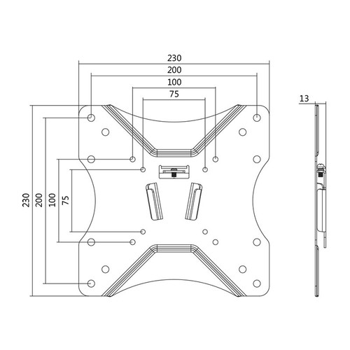 TV Wall Mount 23-42" VESA 200x200