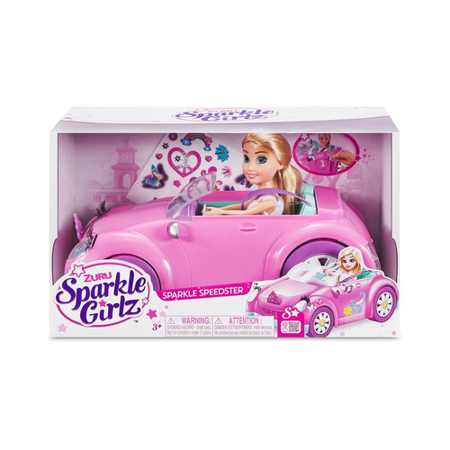 Zuru Sparkle Girlz Doll with Cabrio Car Set 3+