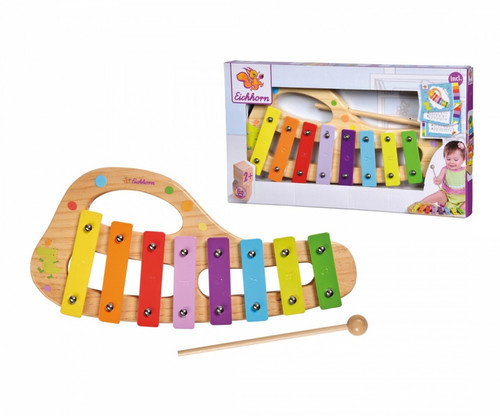 Eichhorn Wooden Xylophone 30cm 24m+