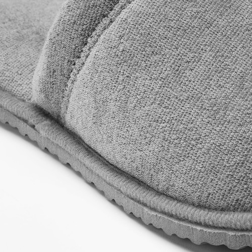TÅSJÖN Slippers, grey, L/XL