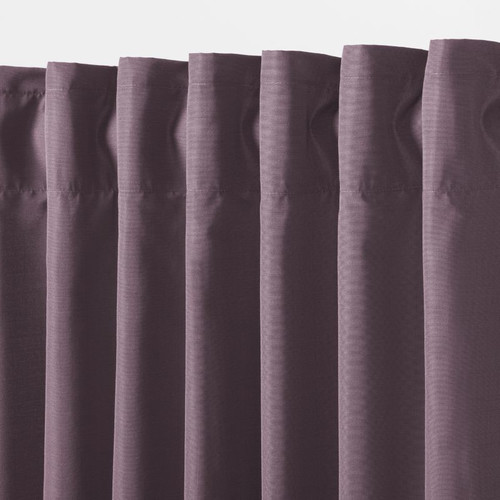 Curtain GoodHome Klama 140x260cm, purple