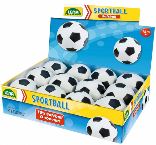 Lena Soft Sportball 10cm Display 12pcs 12m+