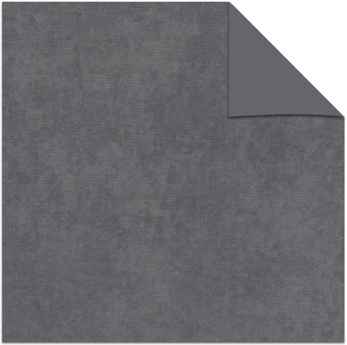 Block-out Roller Blind Velvet 52 x 180 cm, steel grey