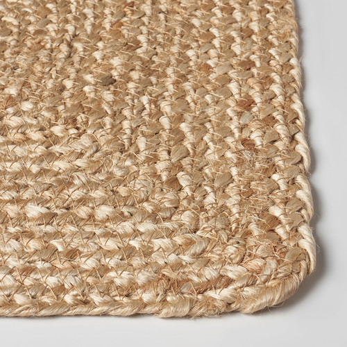 OMBONAD Place mat, jute braided, 37x37 cm