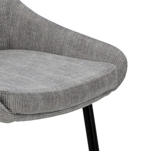 Upholstered Chair Floyd, corduroy, grey