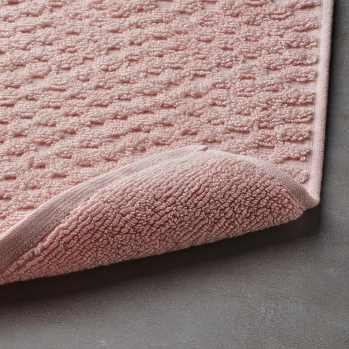 FJÄLLKATTFOT Bath mat, pale pink, 50x80 cm