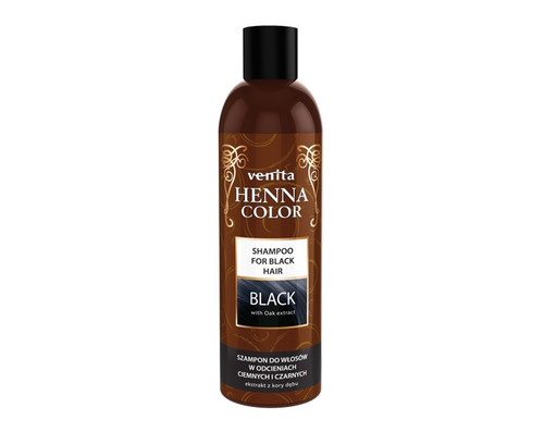 VENITA Henna Color Shampoo for Dark & Black Hair 250ml