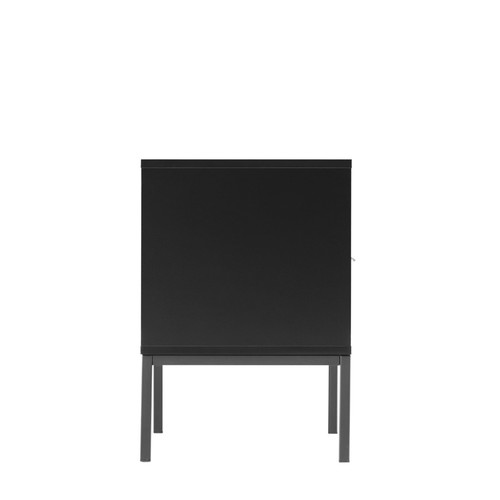 Nightstand Bedside Table Lamello, black