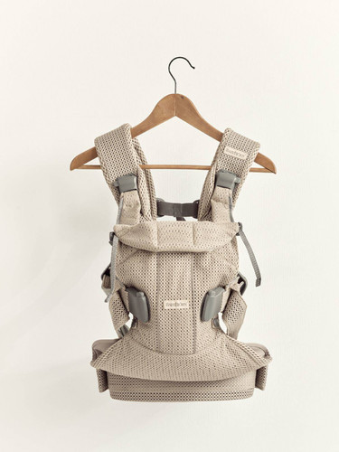 BABYBJÖRN - Baby Carrier ONE AIR 3D MESH, Grey Beige 0-36m