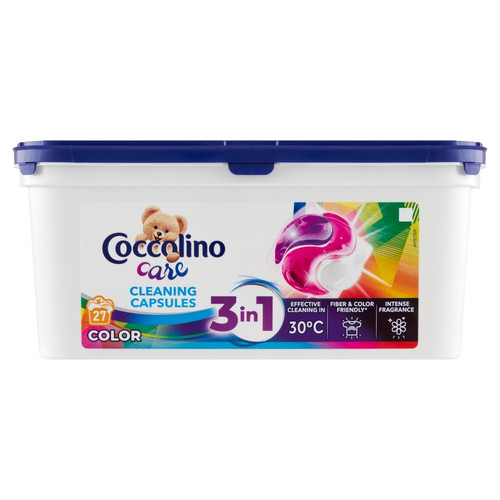 Cocolino Care Cleaning Capsules 3in1 Color 27 Washes 467g