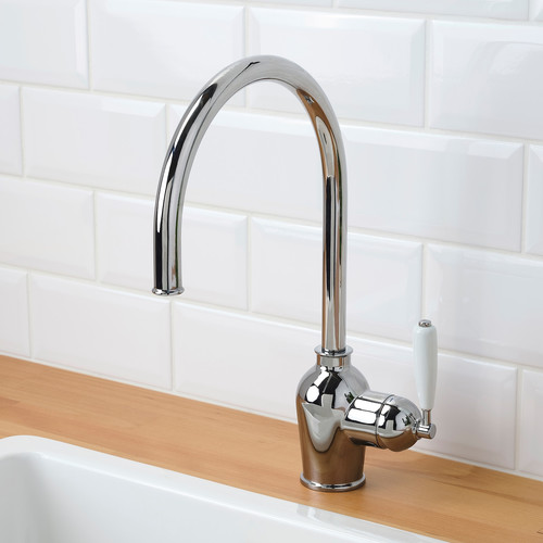 INSJÖN Kitchen mixer tap, chrome-plated