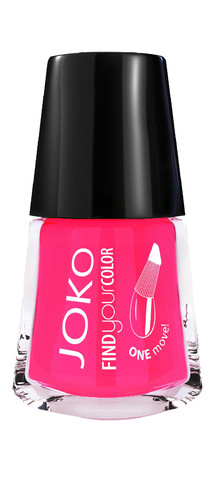 JOKO Find Your Color Nail Polish 209 Neon Pink