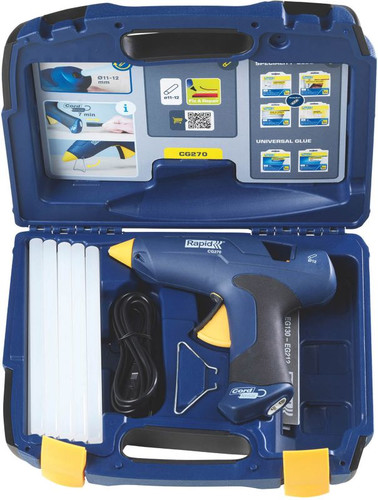 Rapid Glue Gun with Case CG270 12 mm EU plug