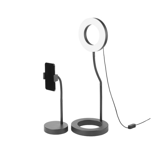 LÅNESPELARE Ring light with phone holder