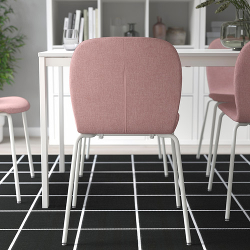 KARLPETTER Chair, Gunnared light brown-pink/Sefast white