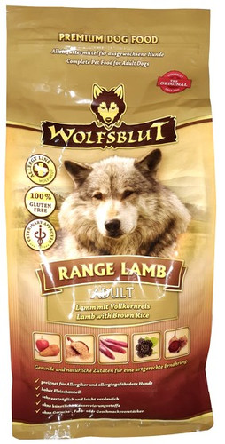 Wolfsblut Dog Food Range Lamb Adult Lamb with Brown Rice 15kg