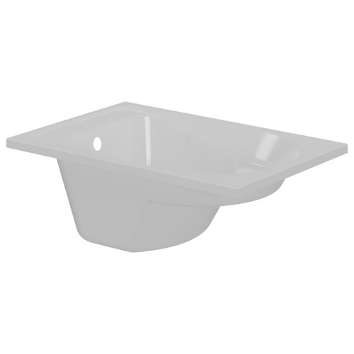 GoodHome Bathtub Cavaly 105 x 70 cm, white