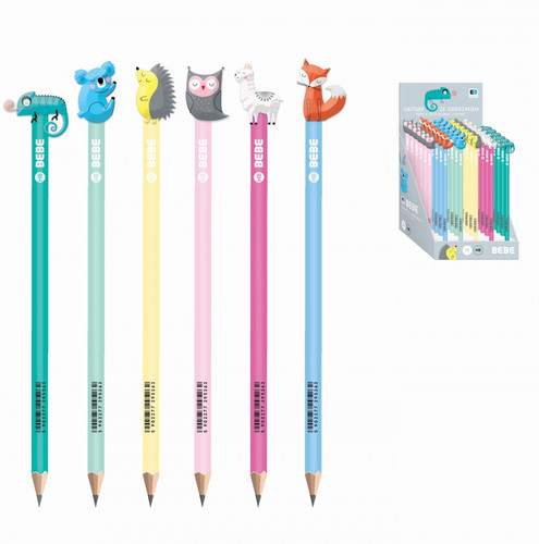 Pencil HB Bebe Animal 36pcs