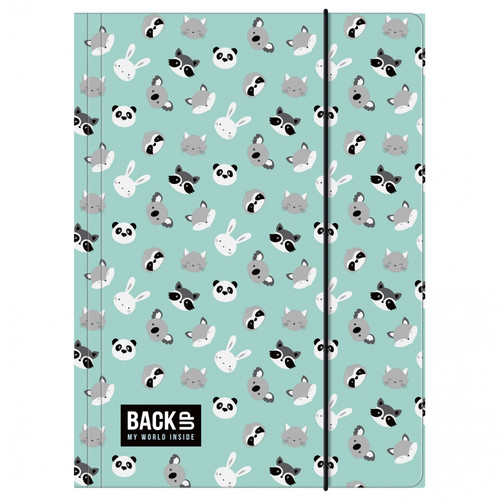 Folder with Elastic BackUp Animals A4 1pc