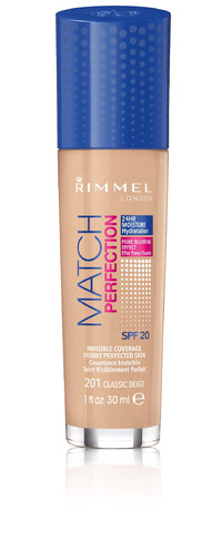 Rimmel Foundation Match Perfection No.201 Classic Beige 30ml