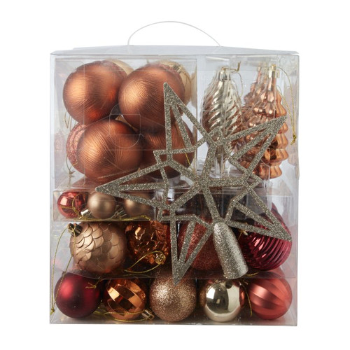 Christmas Baubles Set Highland Lodge 100pcs