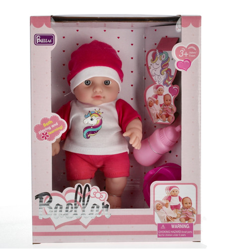 Baellar Baby Doll with Accessories, 1 set, assorted, 3+
