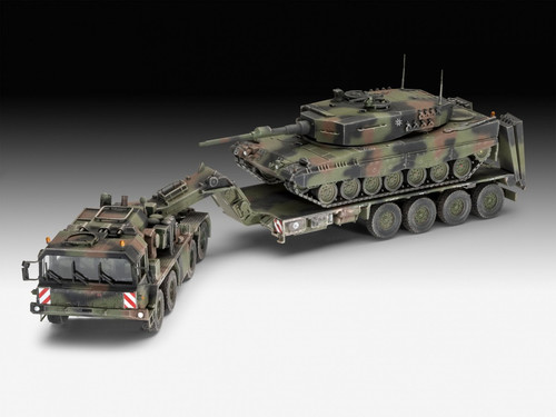 Revell Plastic Model SLT 50-3 Elefant + Leopard 2A4 12+