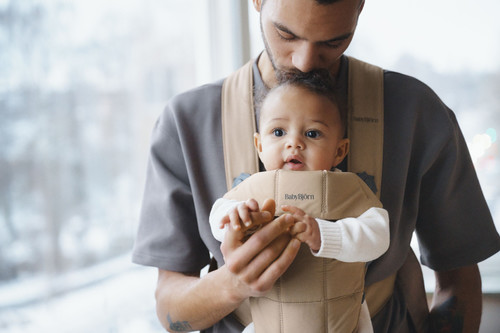 BABYBJÖRN Baby Carrier Mini, Beige Woven