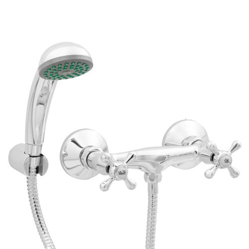 GoodHome Shower Set Etel, chrome