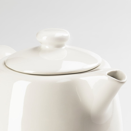 VARDAGEN Teapot, off-white, 1.2 l