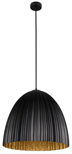 Pendant Lamp Telma E27, black/gold