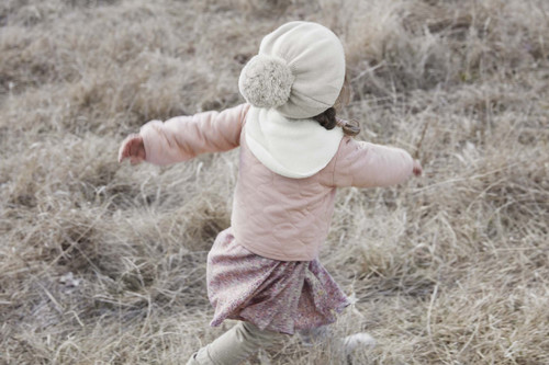 Elodie Details Knitted Beret - Creamy White 6-12 months